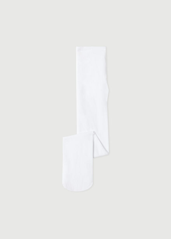 Meia-calça feminina de algodão ecológico