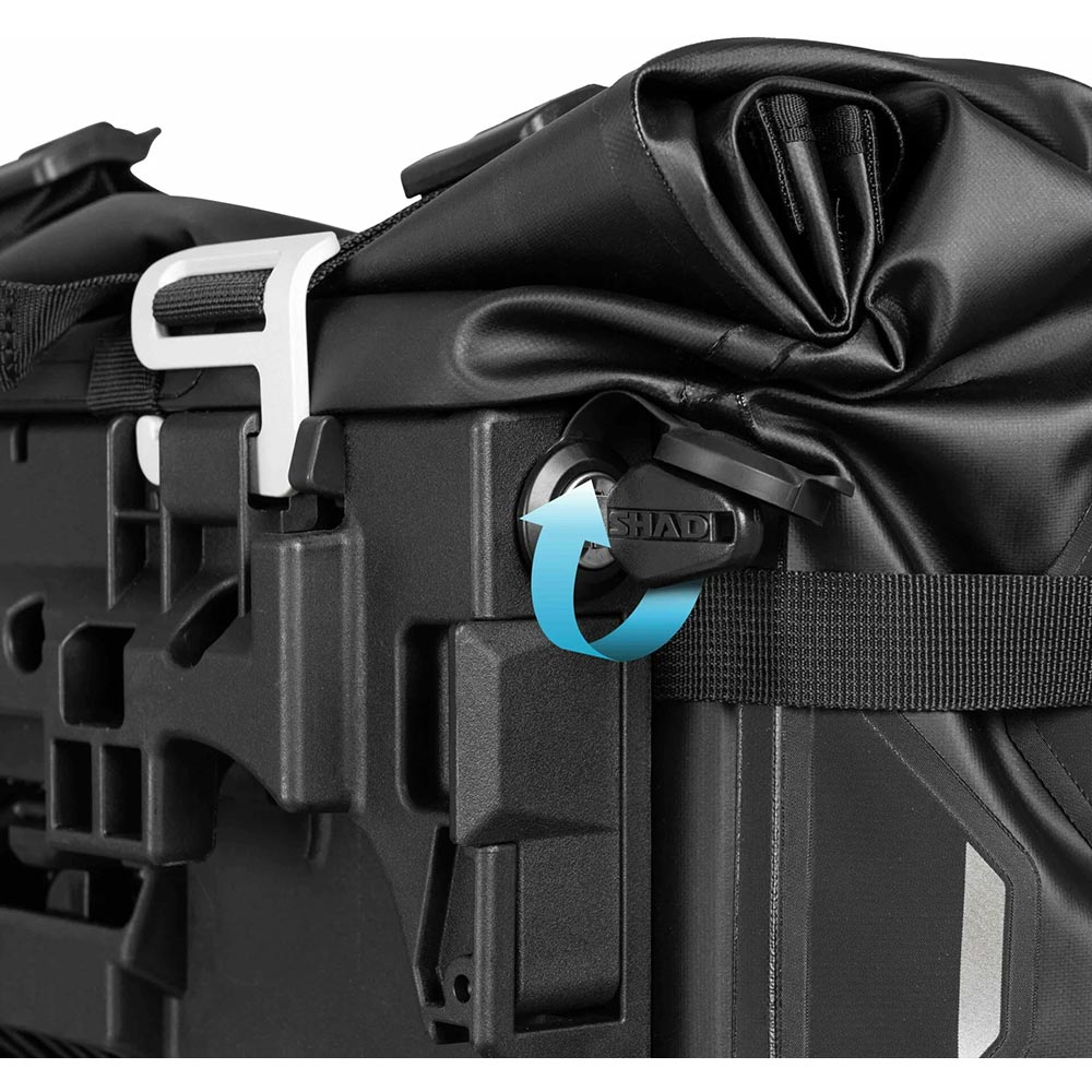 Shad - Sacoches latérales étanches TR30 TERRA Adventure Noir