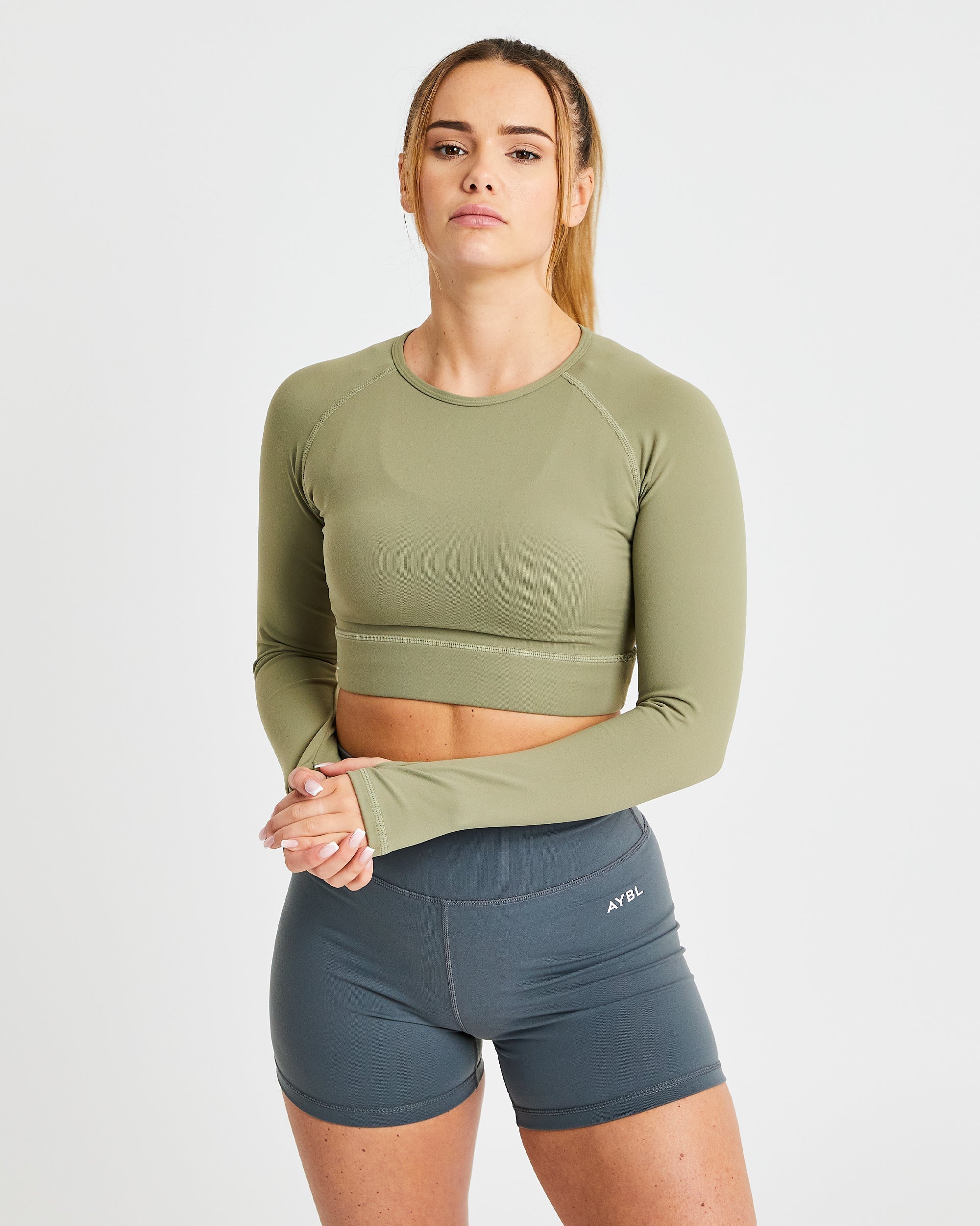 Core Long Sleeve Crop Top