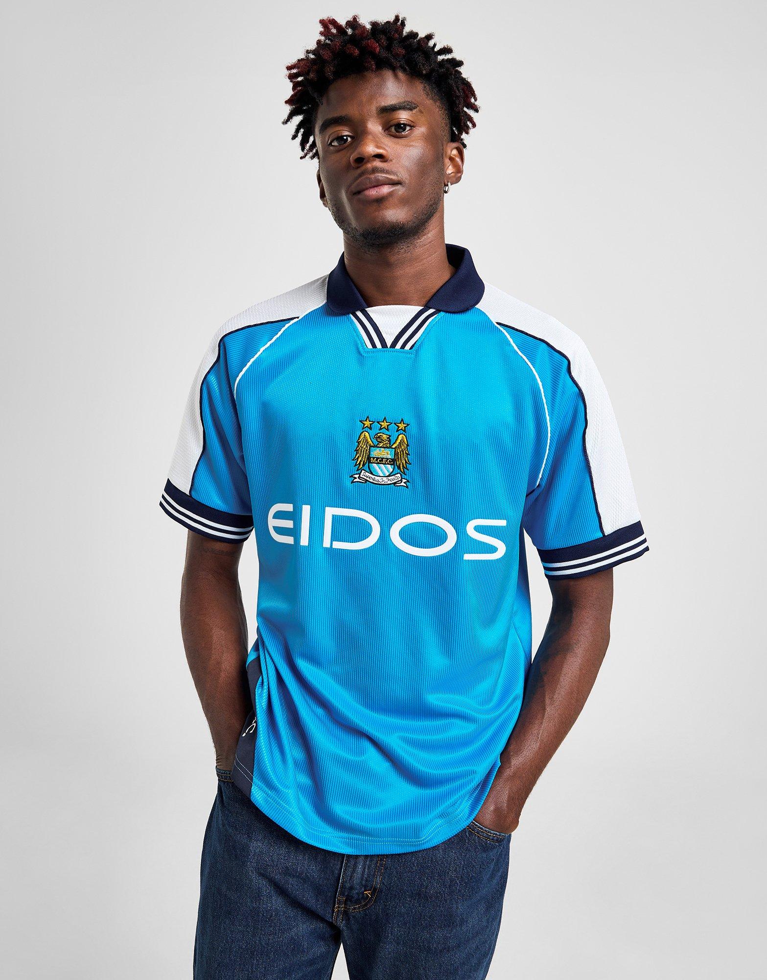 Score Draw Maillot Domicile Manchester City Fc 00' Retro Homme