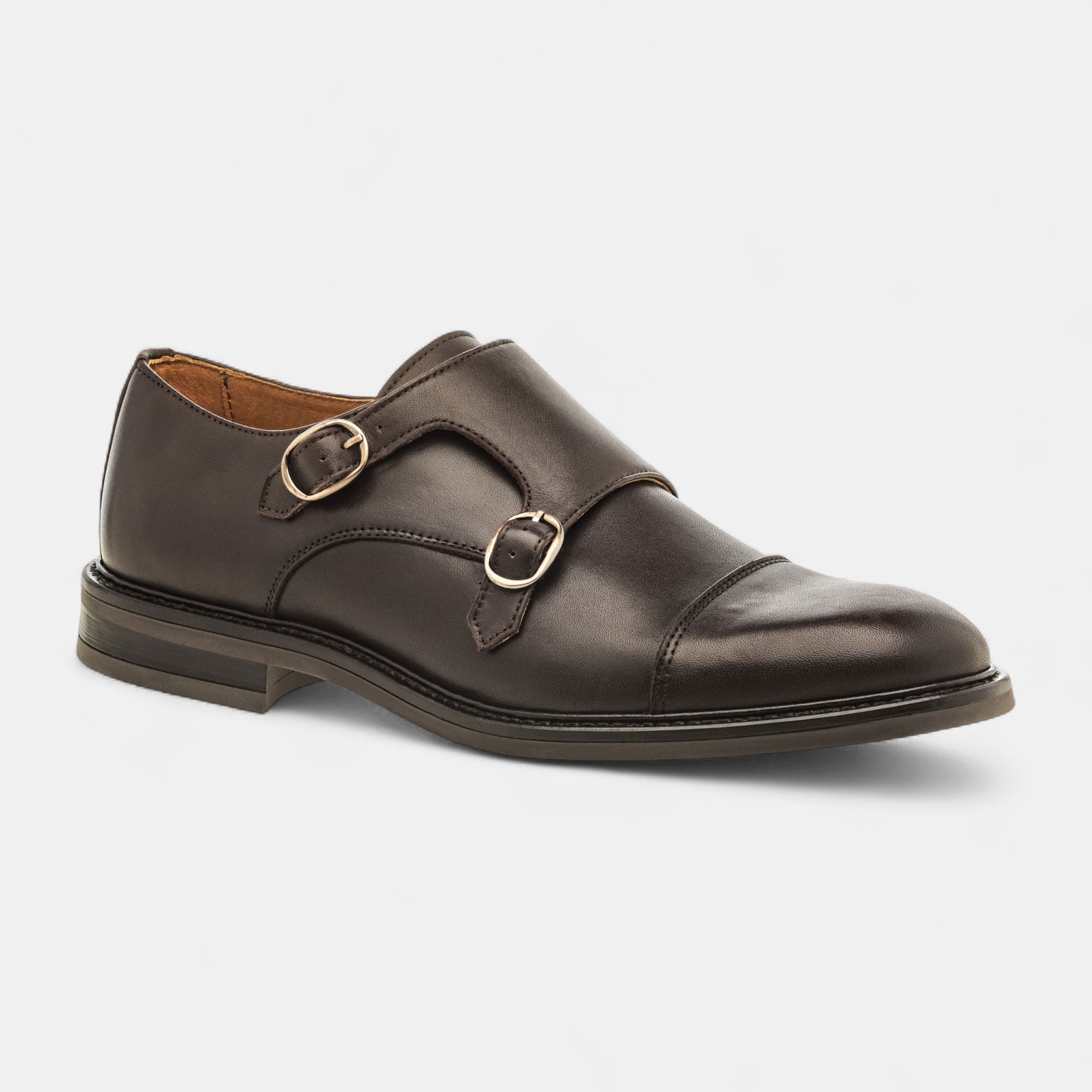 Derbies Homme en cuir marron