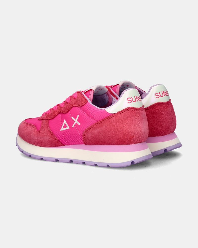 Sun 68 Ally Solid Nylon Lage sneakers  - roze