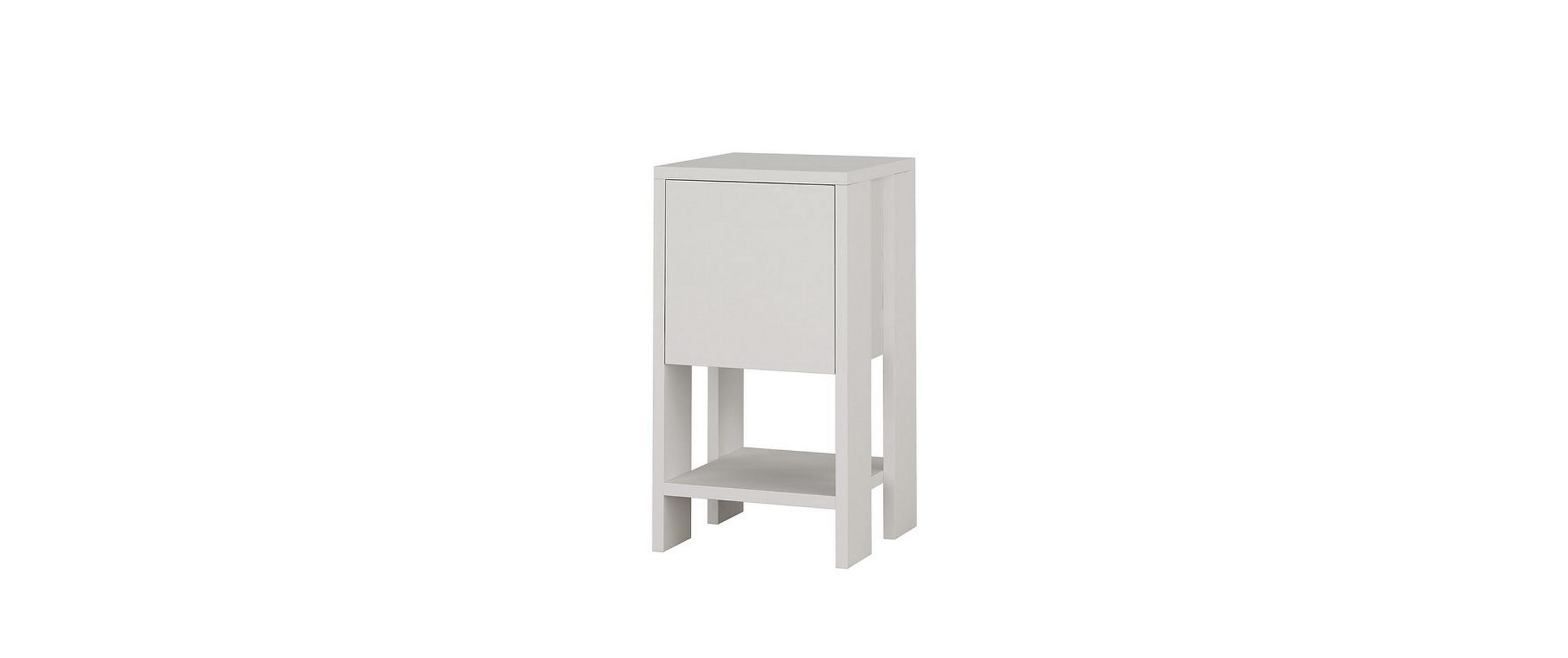 Nachttisch Ema 30 x 55 x 30 cm, WeissNachtschrank