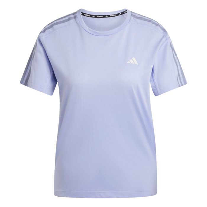 adidas Dame T-shirts Own The Run E 3-Stripes T-shirt Blå