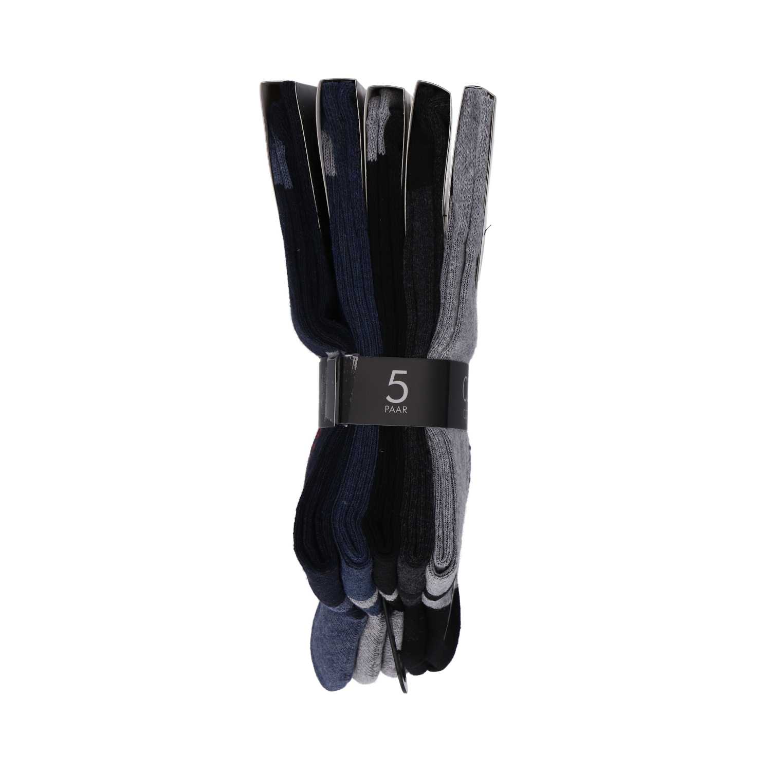 Sport-Socken Herren ohne Gummibund Gr. 39/42–43/46 5er
