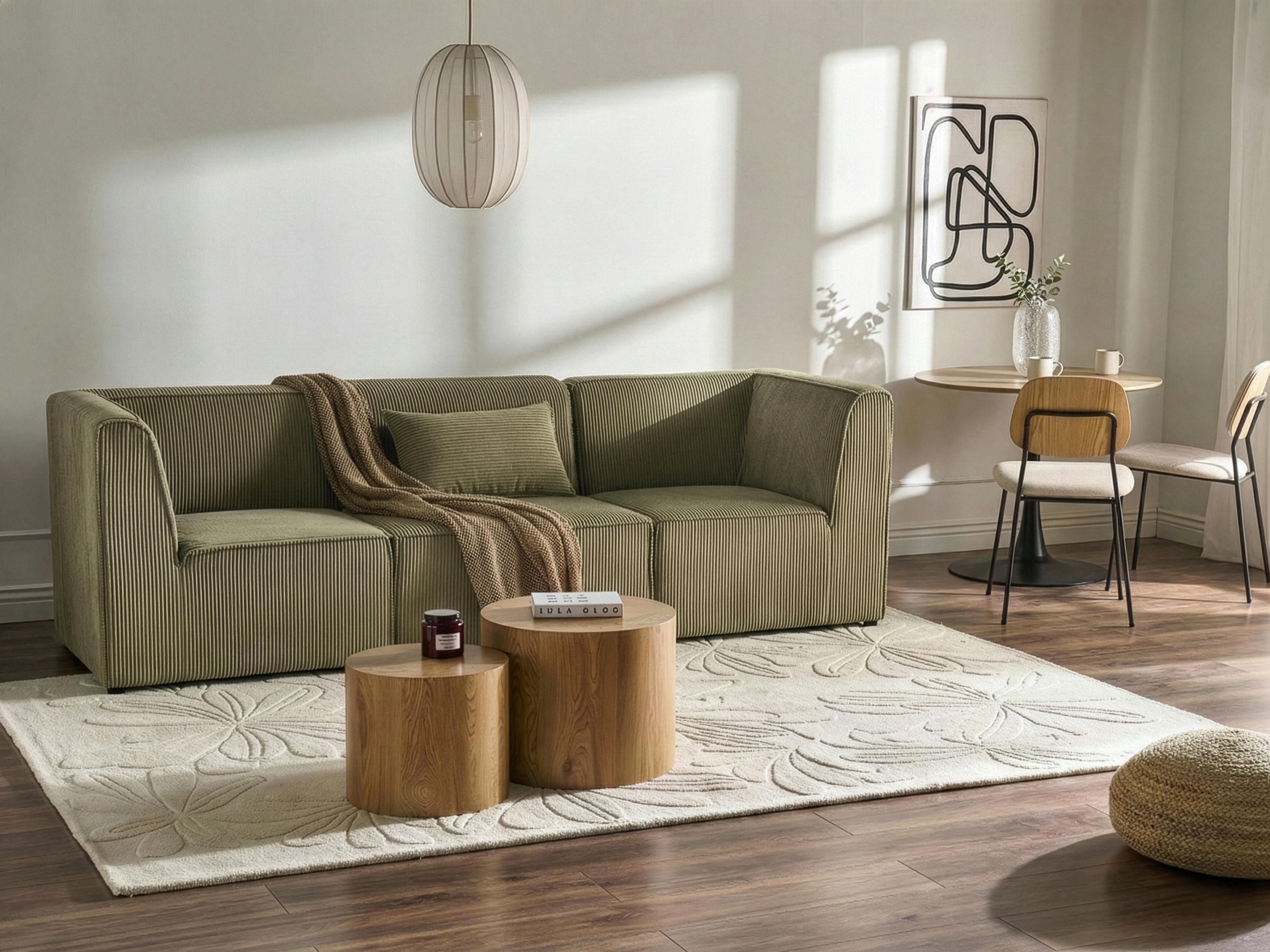 Zitmodule LEMVIG Corduroy Groen