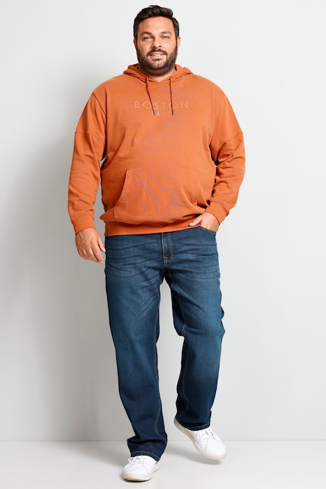 Boston Park Hoodie, Bauchfit, Kapuze, bis 80/82