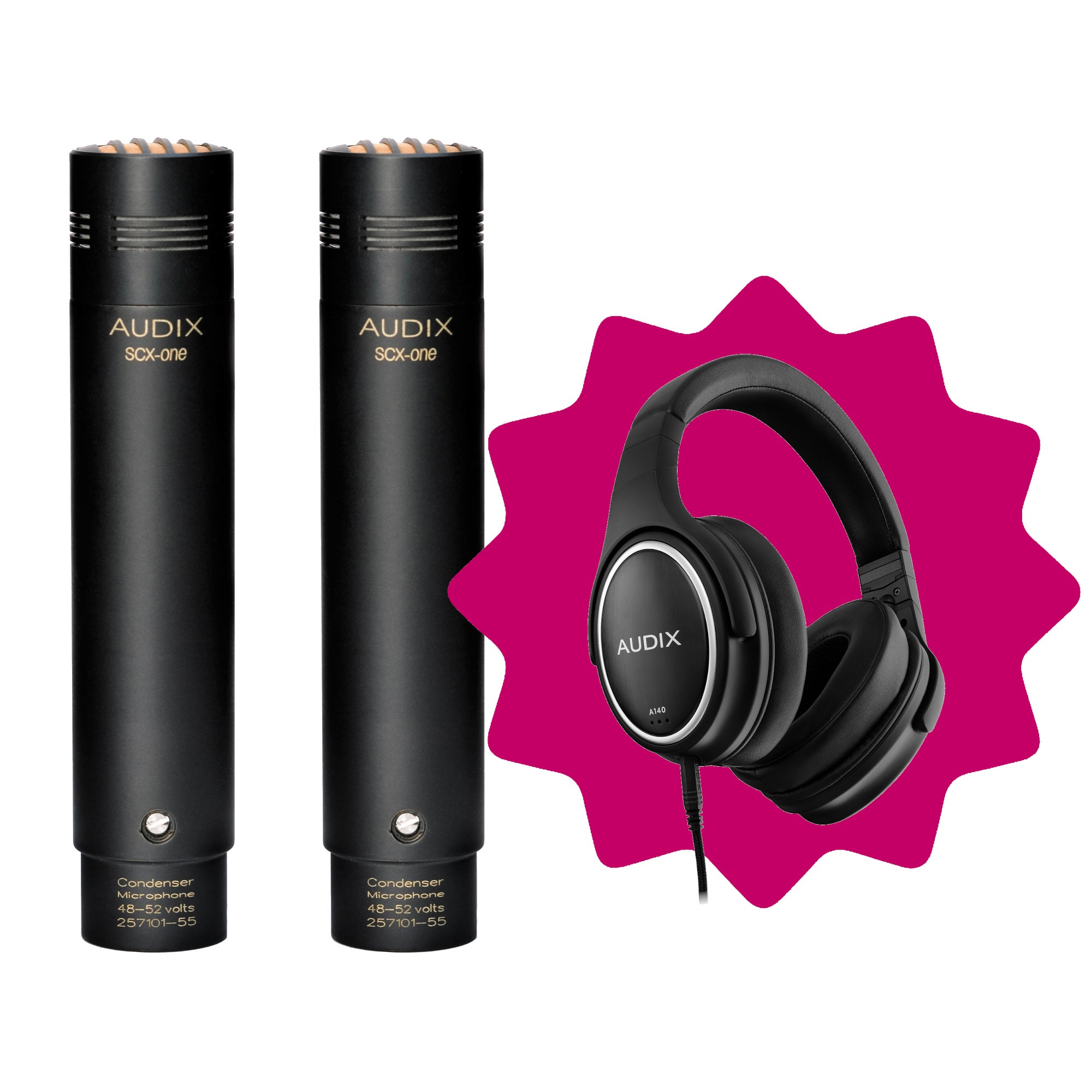 Audix SCX1MP microfoon met A140 koptelefoon