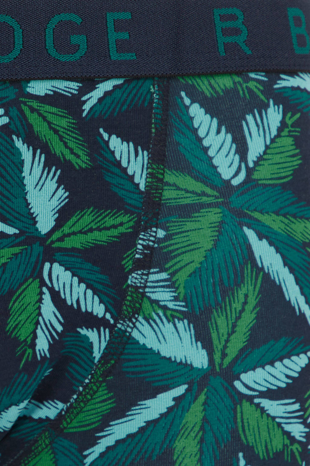 Fijne onderbroekenboxershort - set van 3 donkergroen/mintgroen