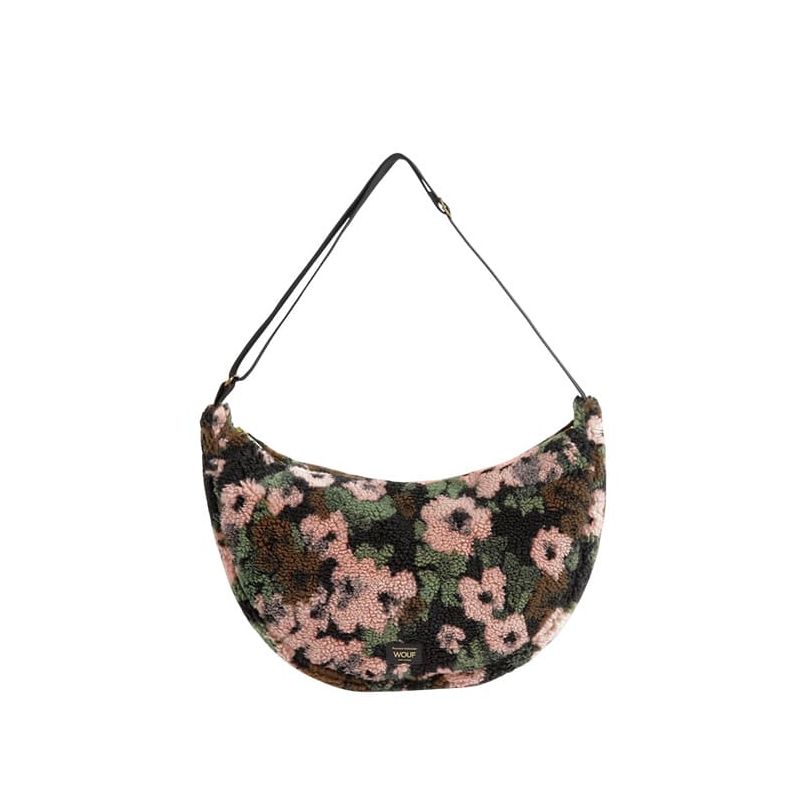 Sac bandoulière L 45 cm en Teddy Margot