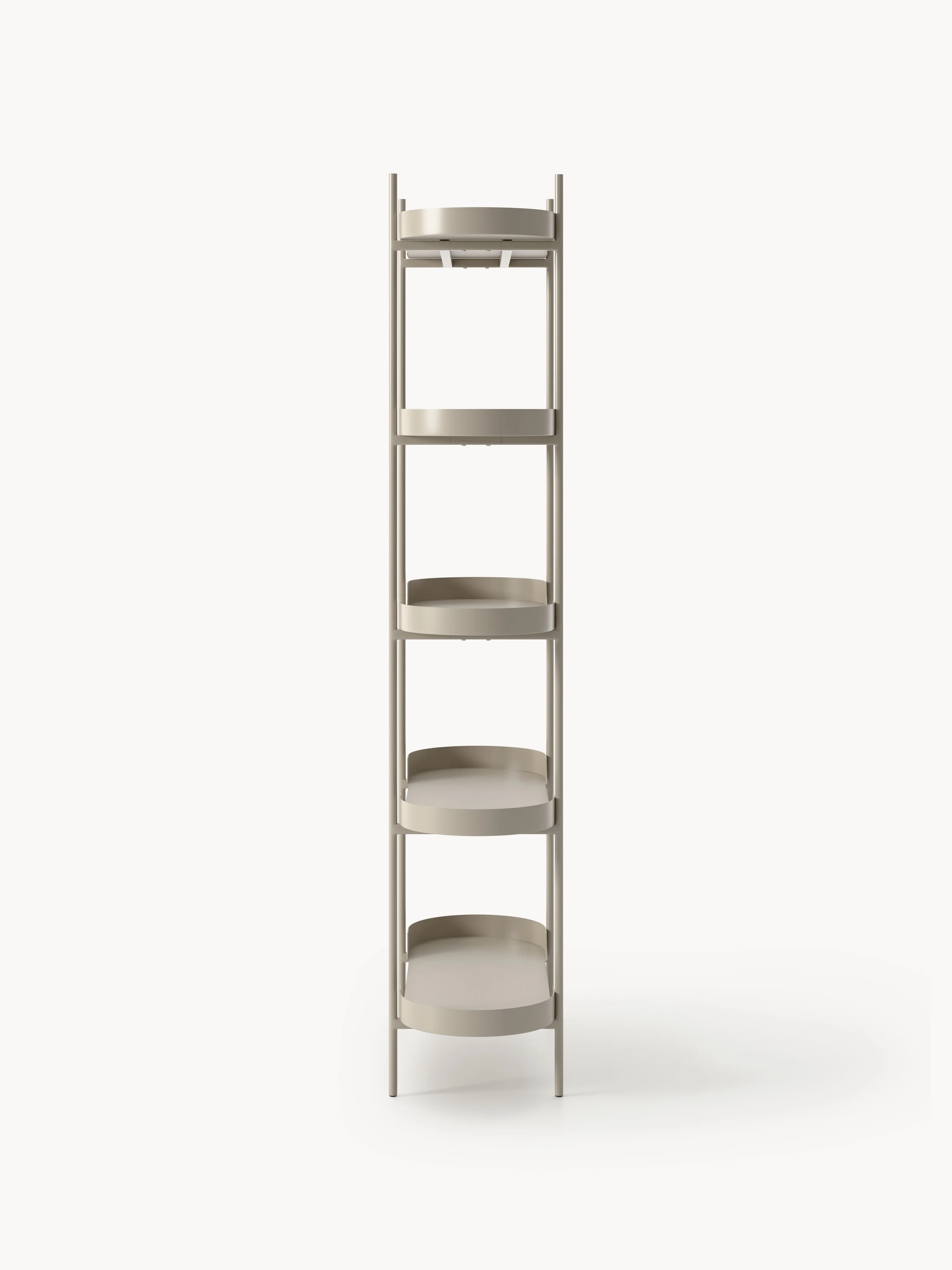 Hoog metalen wandrek Taru