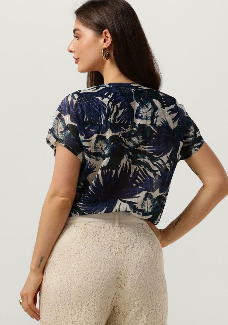 LOLLYS LAUNDRY blauwe lollys laundry top heatherll top ss