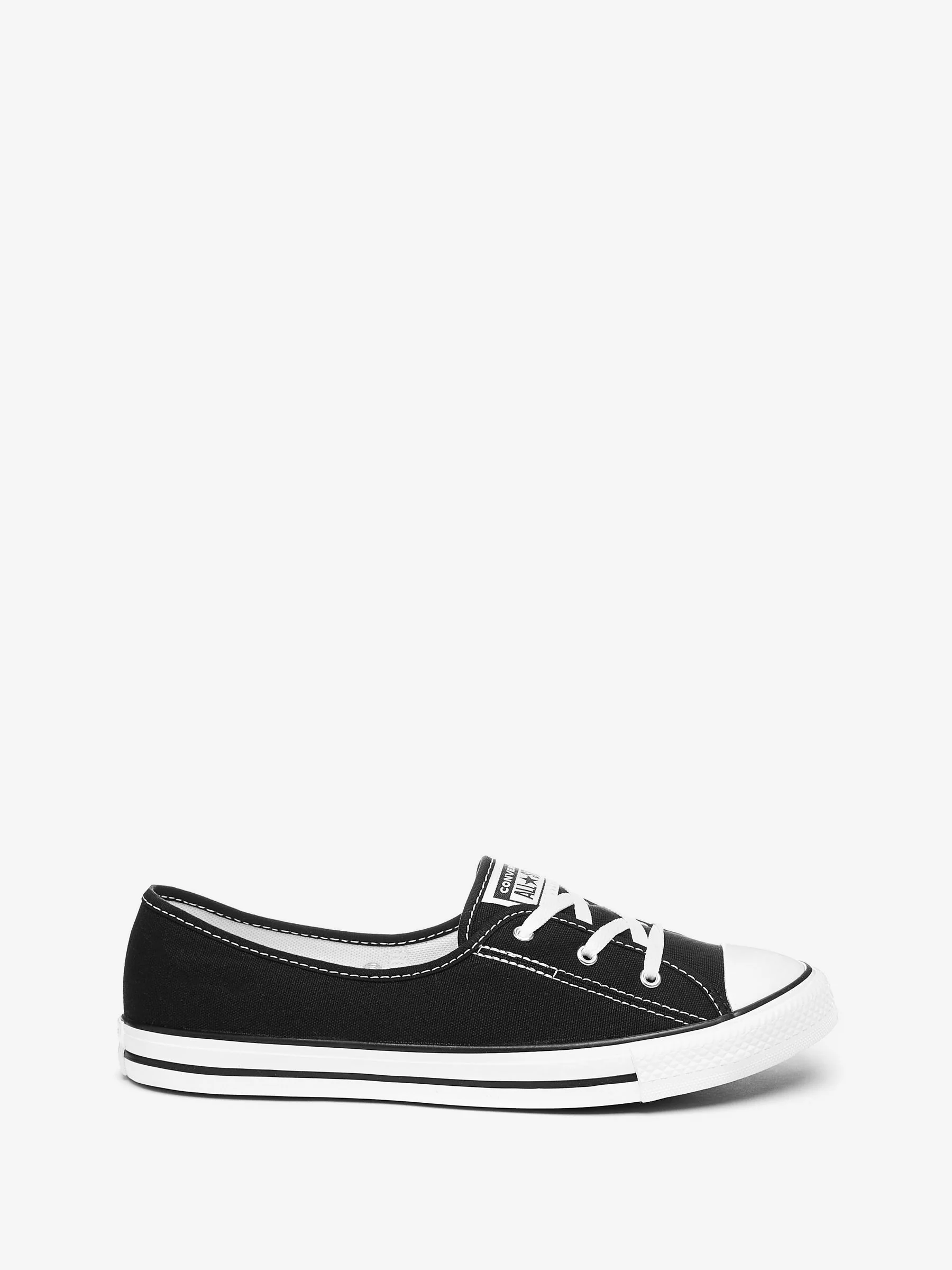 Zwart - Converse balletsneakers met veters