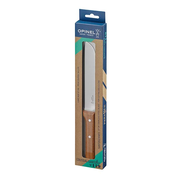 Couteau Santoku N°119 Parallèle lame inox 17 cm Opinel