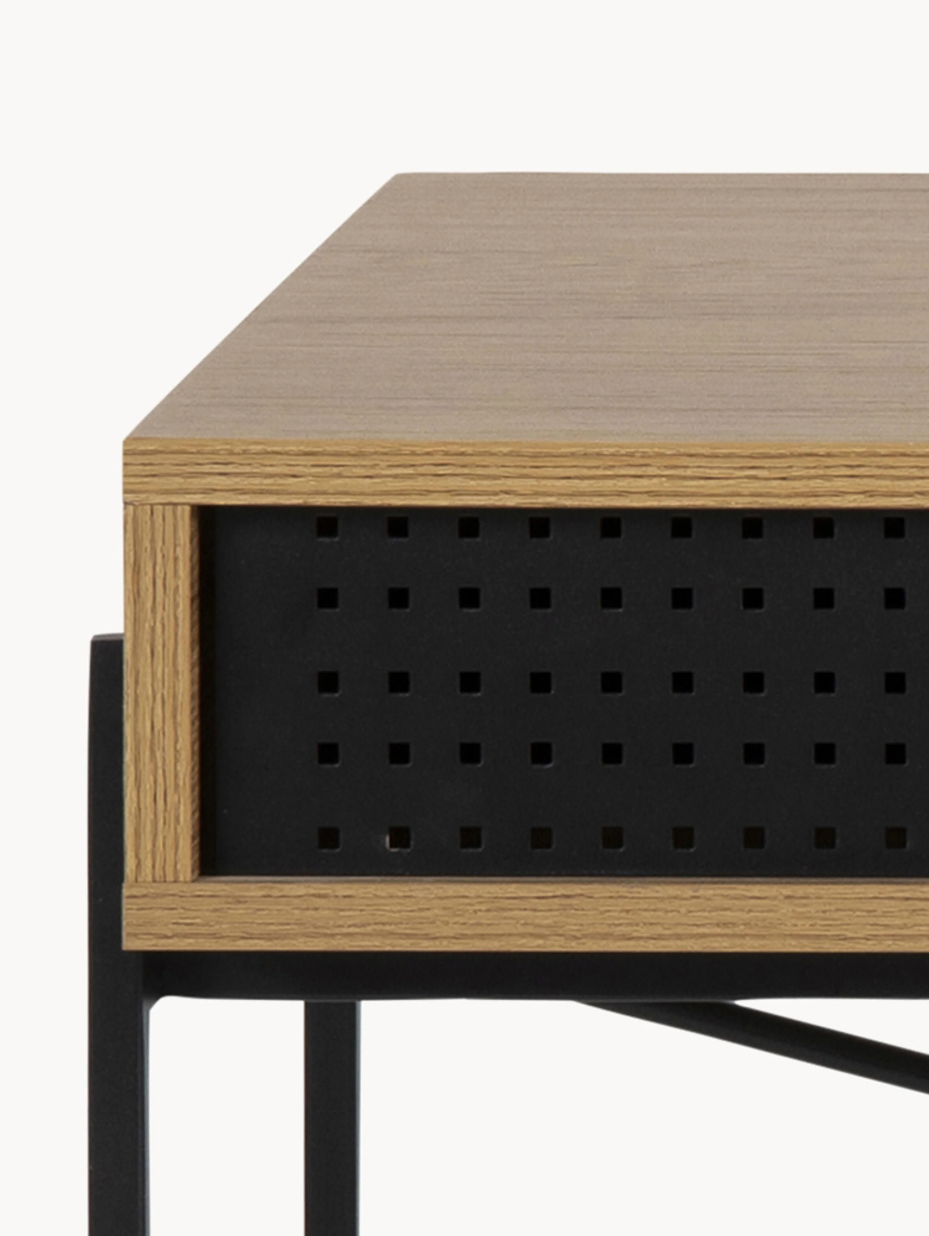 Smal bureau Angus met opbergruimte