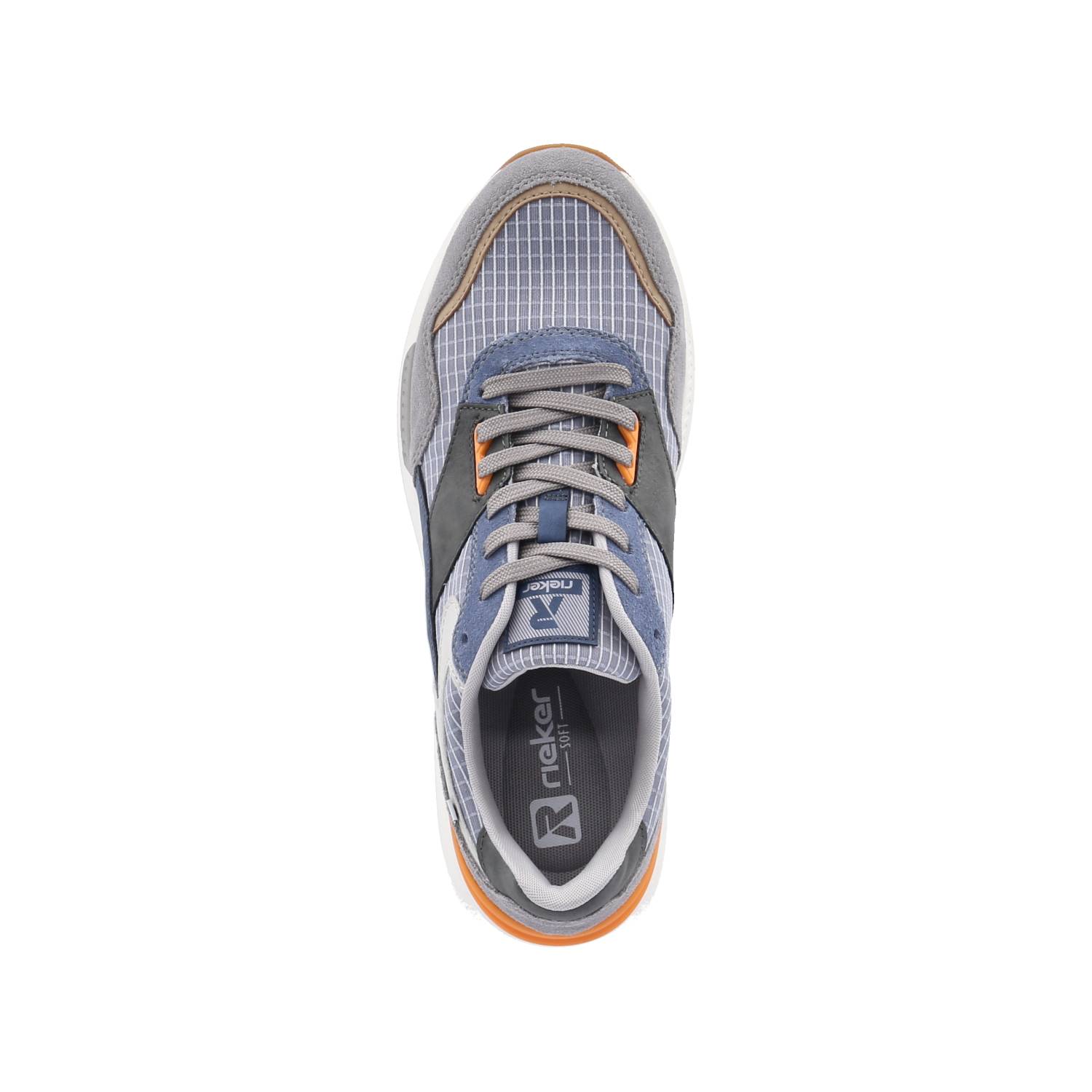 Rieker Low Sneaker - blau kombi
