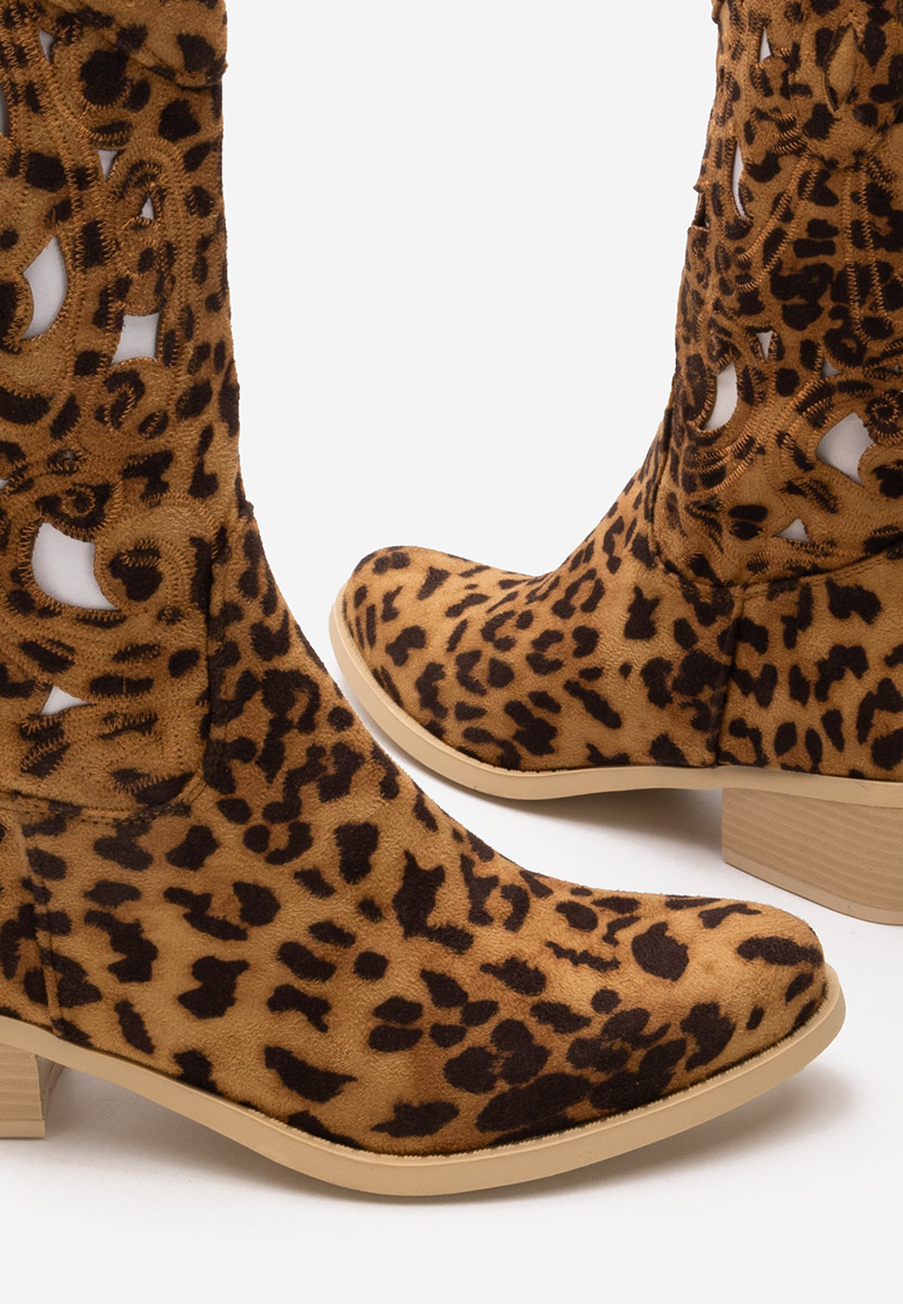 Bottes western femme leopard Lettie