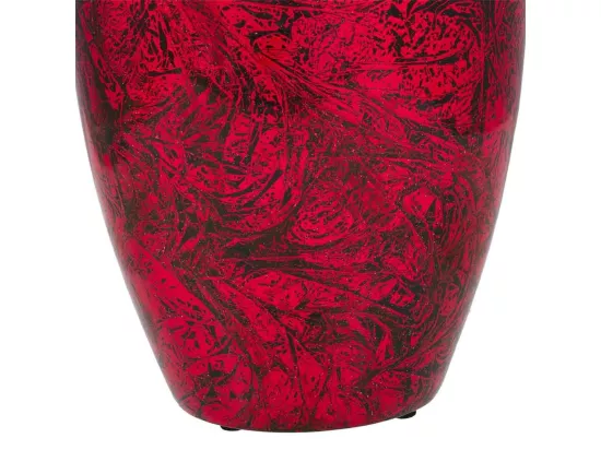 Vase en céramique rouge 28x17,5x48h