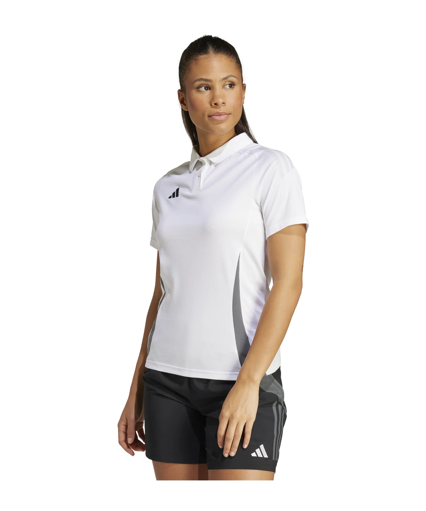adidas Tiro 24 Competition Poloshirt Damen Weiss