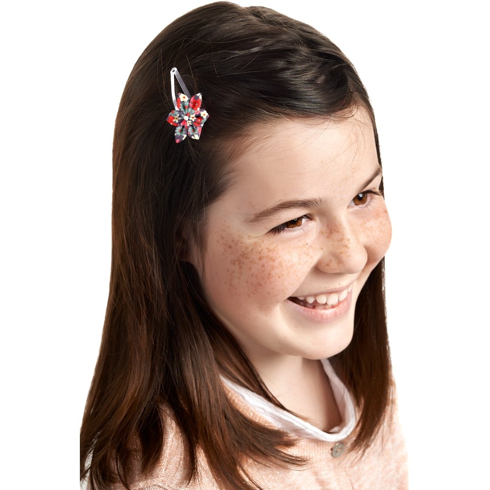 Barrette Clic-Clac Fleur Étoile Tapis Rouge