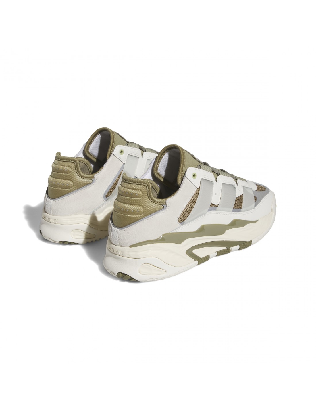 adidas Baskets niteball Homme Blanc/Vert