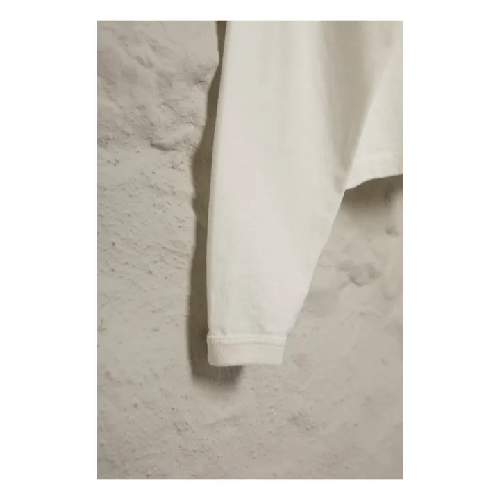 sunray T-shirt Hi'aka Femmes Manches Longues Coton Recyclé 260g | Ecru