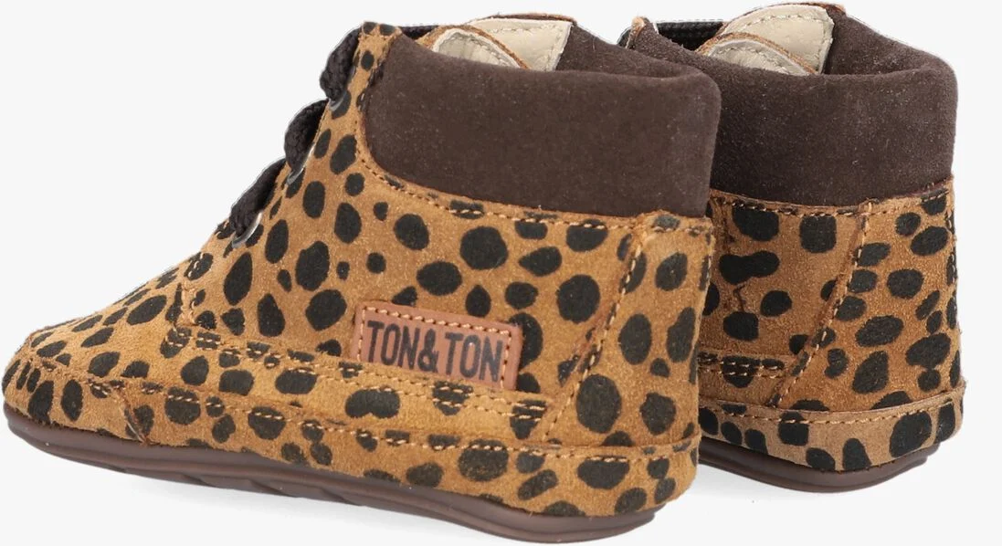 TON & TON bruine ton & ton babyschoenen lief