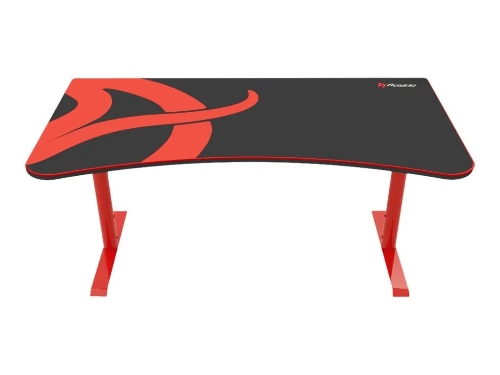 Arozzi Arena Gaming Desk, Metal, Rød, 80 kg, rødt stel