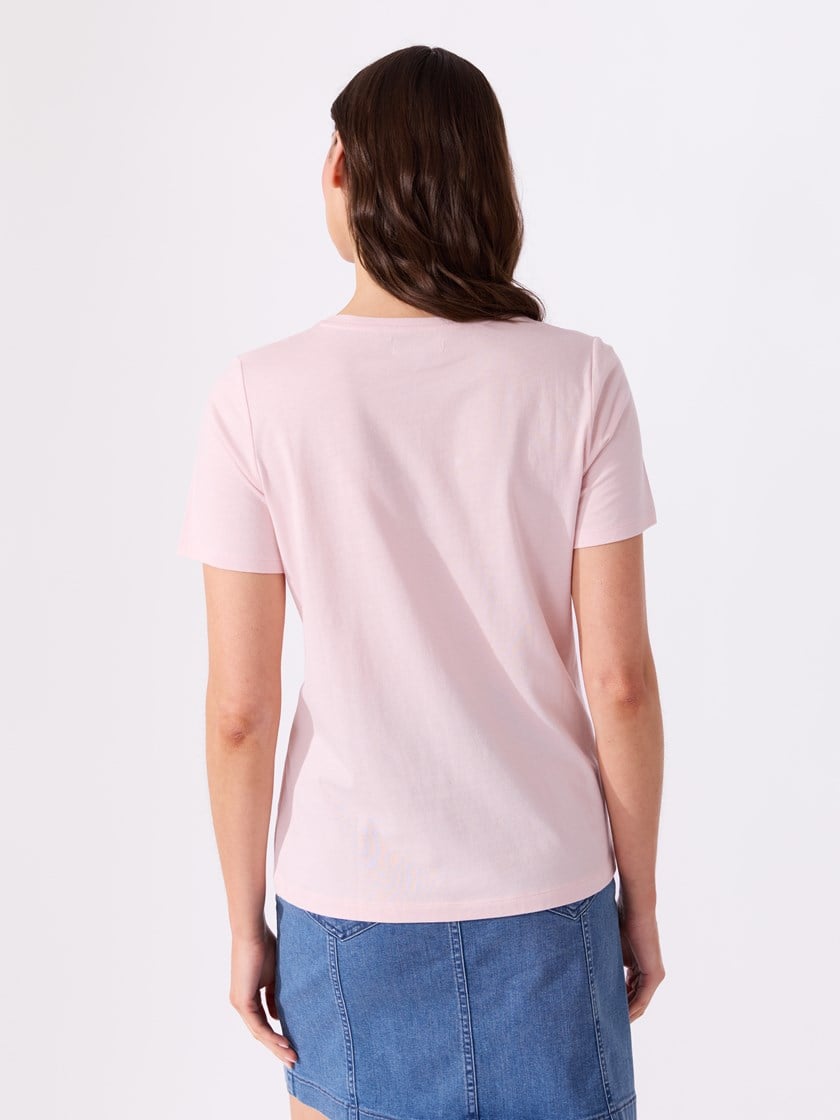 Ava t-skjorte Petal Pink
