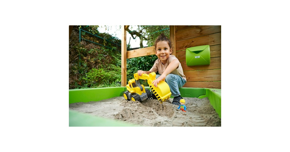 SimbaPower Worker - Graafmachine met figuur Speelgoedvoertuig