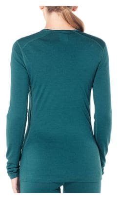 Baselayer Femme Icebreaker Merinos 200 Oasis Bleu