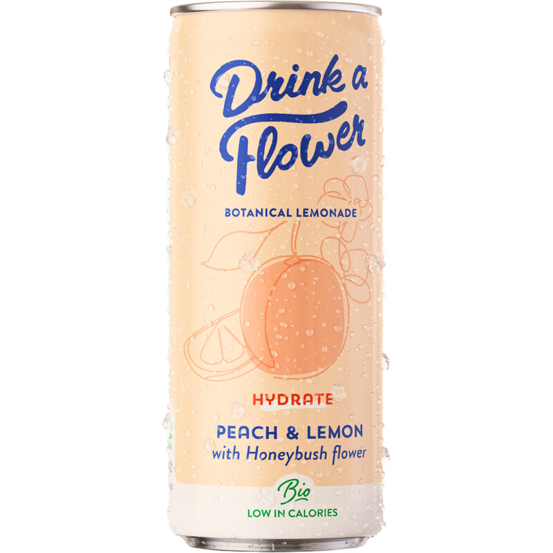 Drink a Flower Peach & lemon