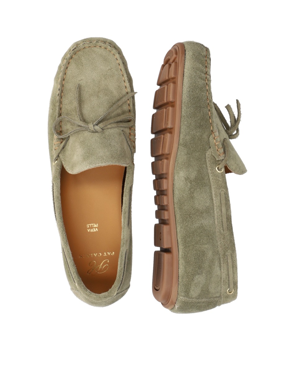 Veloursleder Slipper sportiv