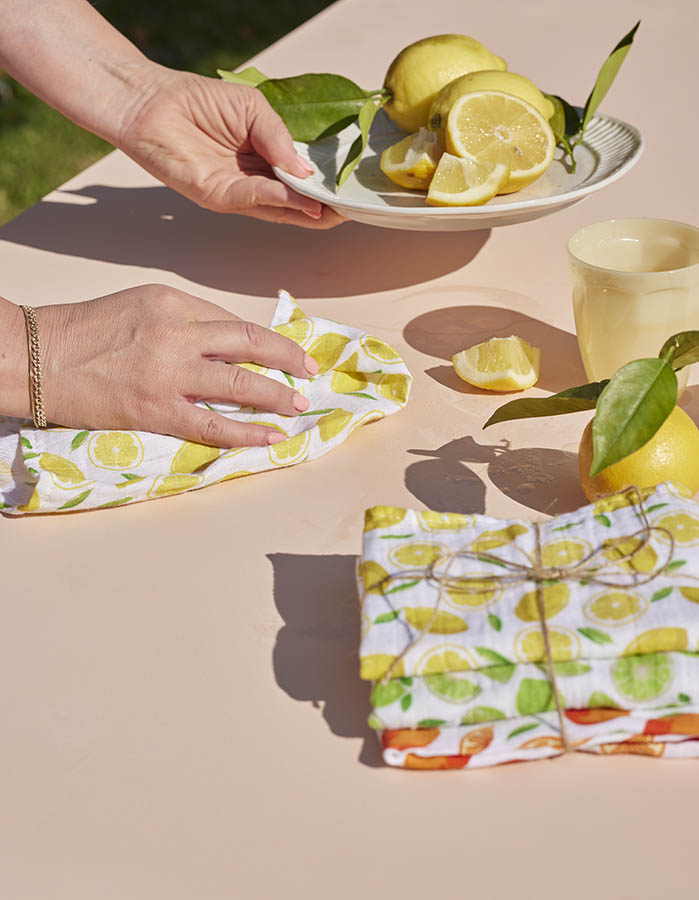 Frutti musselinklut 50x50 3pk