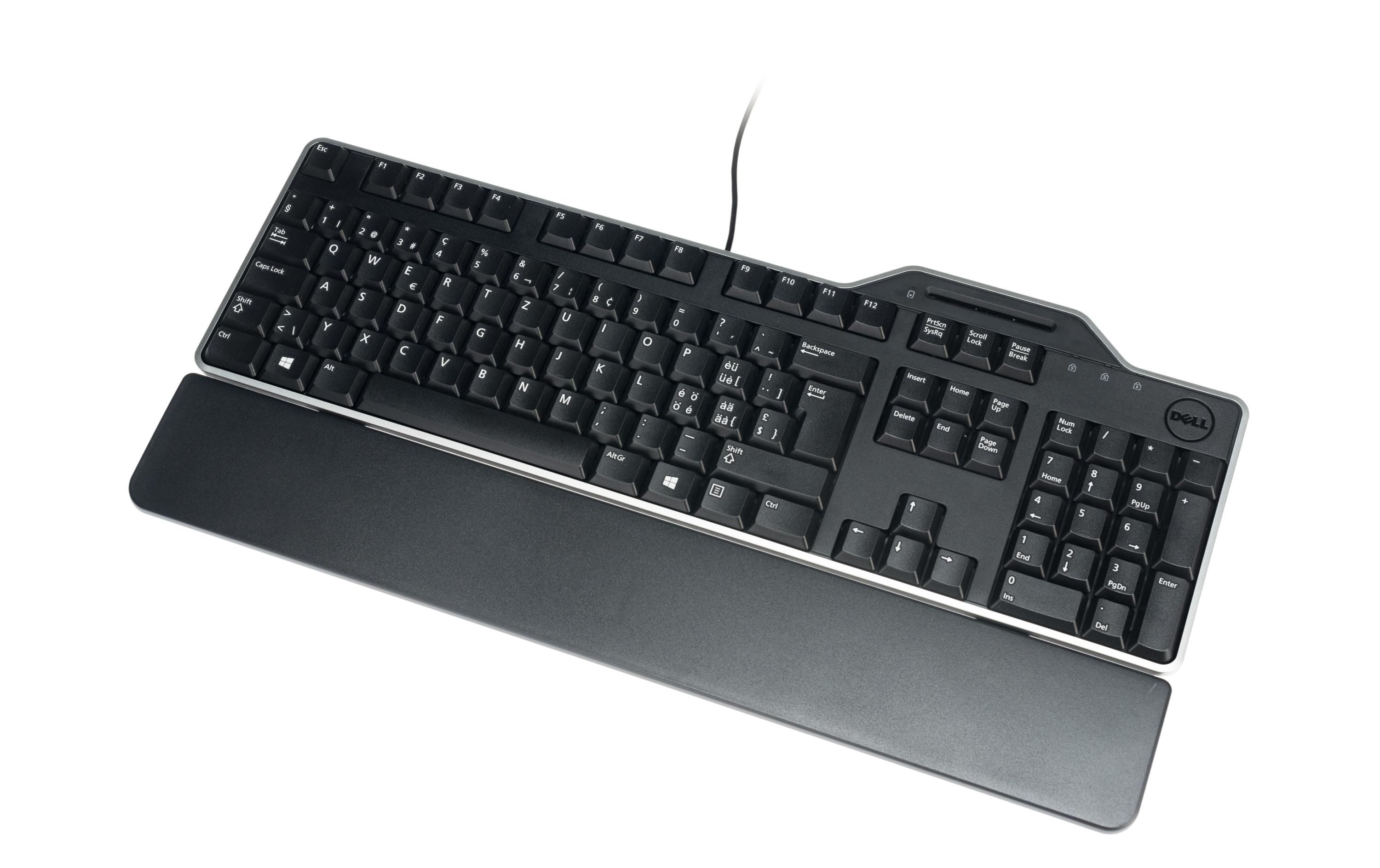 Tastatur KB813 CH-LayoutUSB-Tastatur mit integriertem Smart-Card-Lesegerät