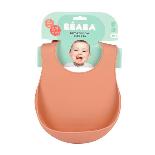 Bavoir silicone Terracotta - BEABA