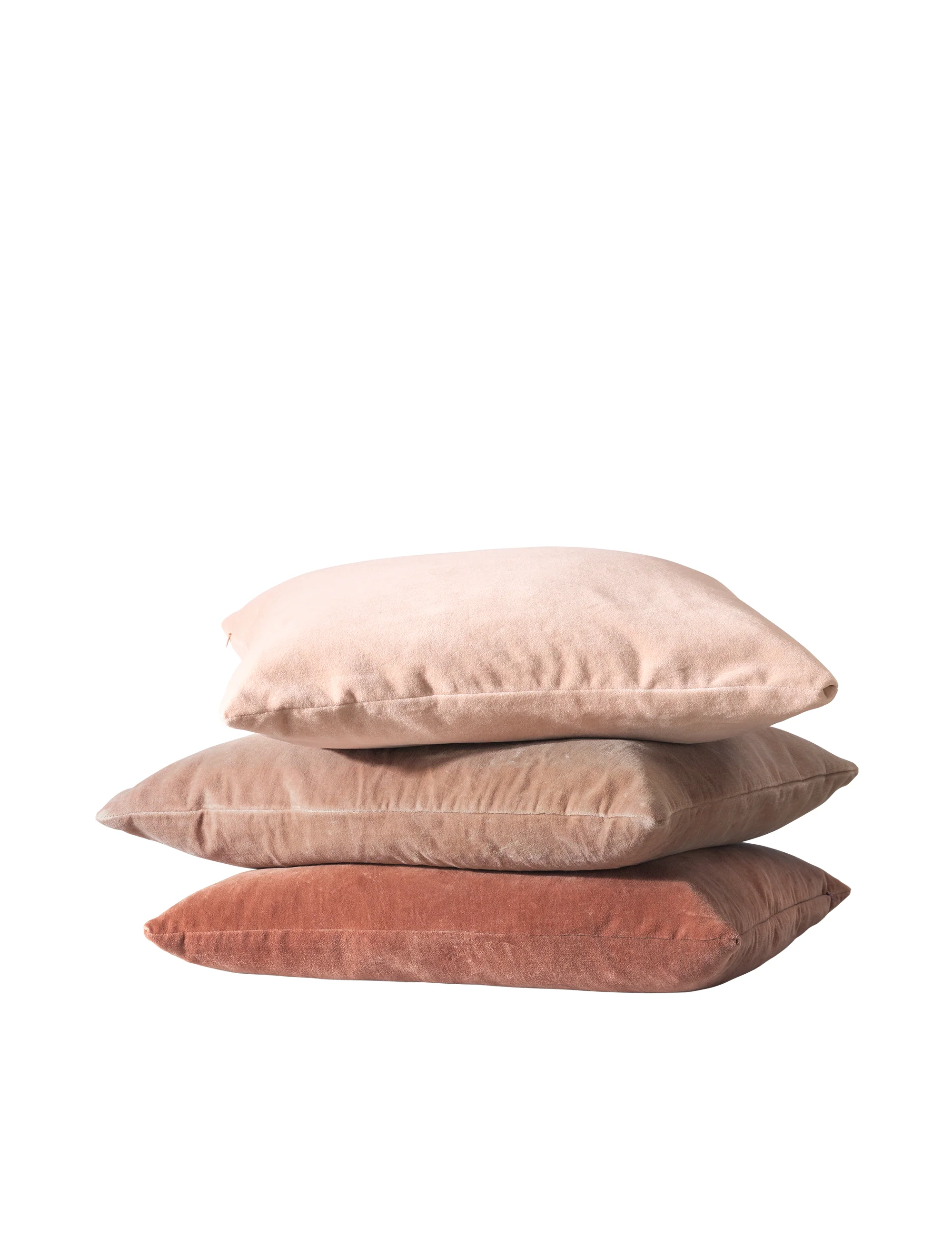 Cozy Living  Velvet Soft pyntepude, Vintage Rose - 50 x 50 cm.
