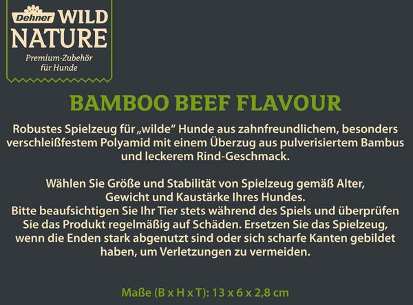 Dehner Wild Nature Hundespielzeug Bamboo Beef