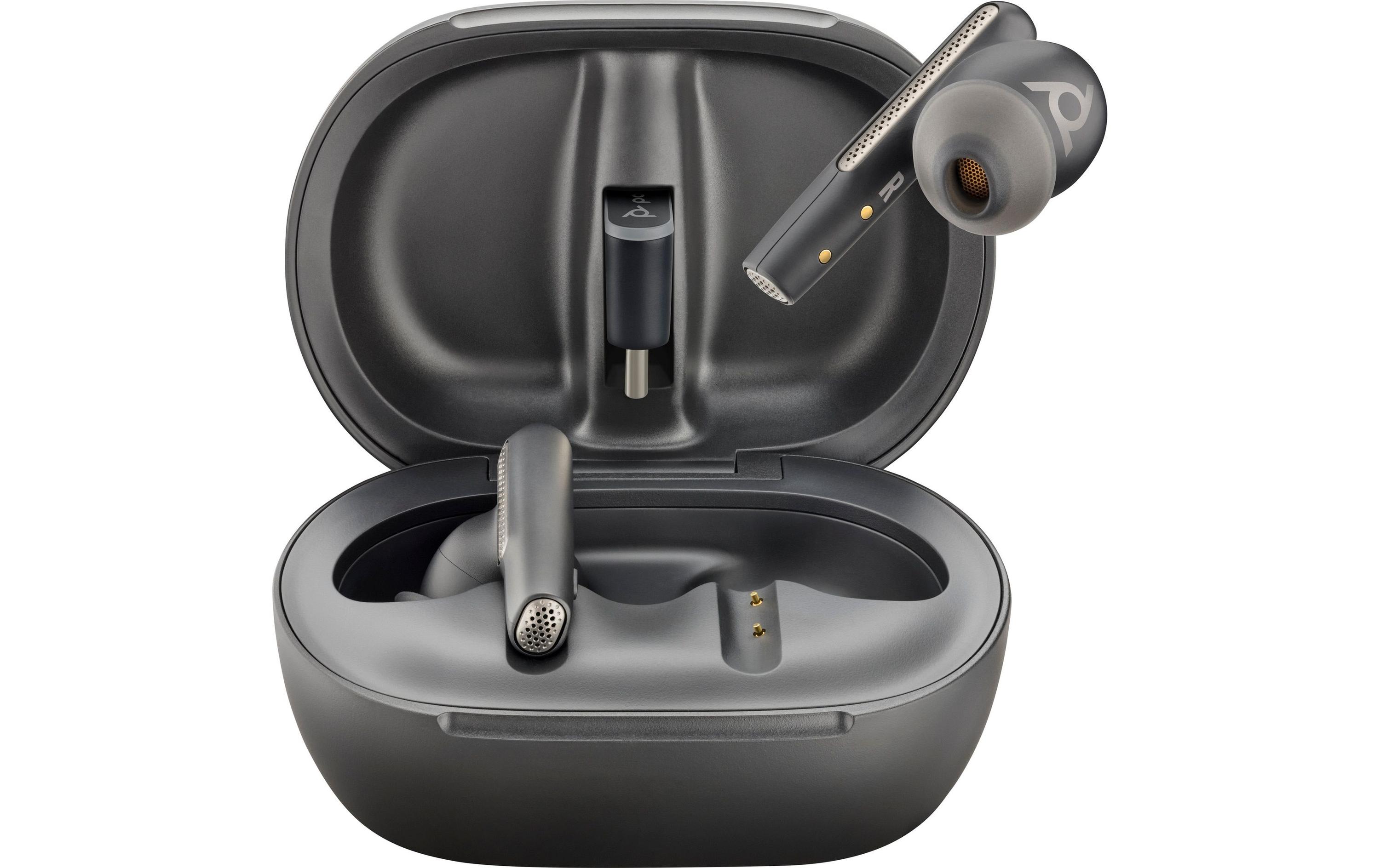 Headset Poly Voyager Free 60+ UC USB-C, Schwarz<br>Voyager Free 60 Serie True-Wireless-In-Ear-Headset für Arbeit und Freizeit