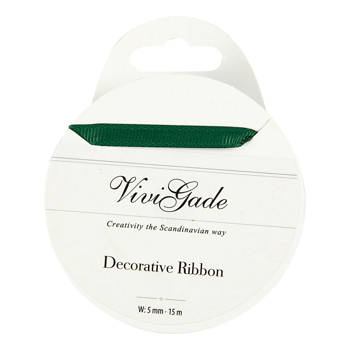 Decoratie Lint Groen, 15m