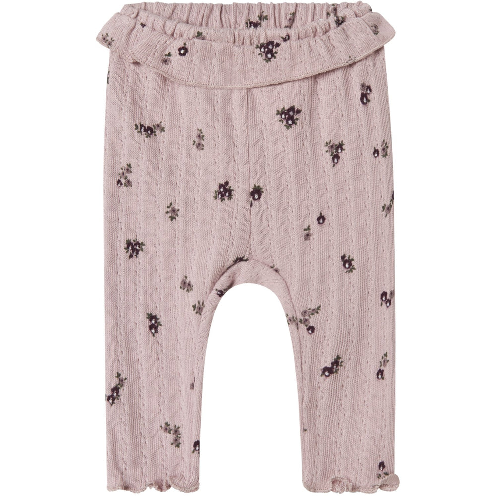 Køb Name It Burnished Lilac Nbflower Leggings