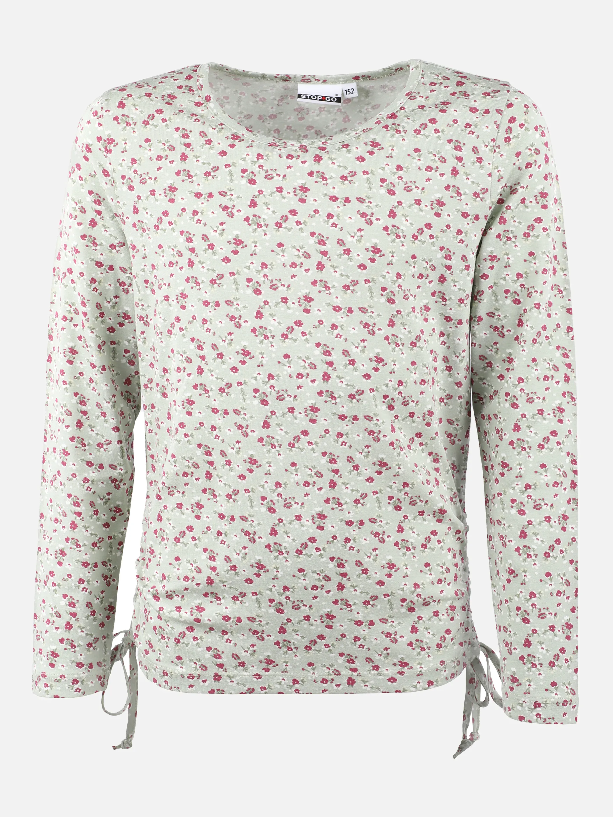 Mädchen Longsleeve mit Blumenprint