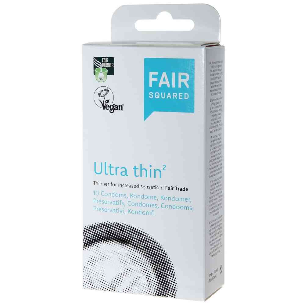 Fair Squared «Ultra Thin» vegane und gefühlsechte Fair-Trade-Kondome