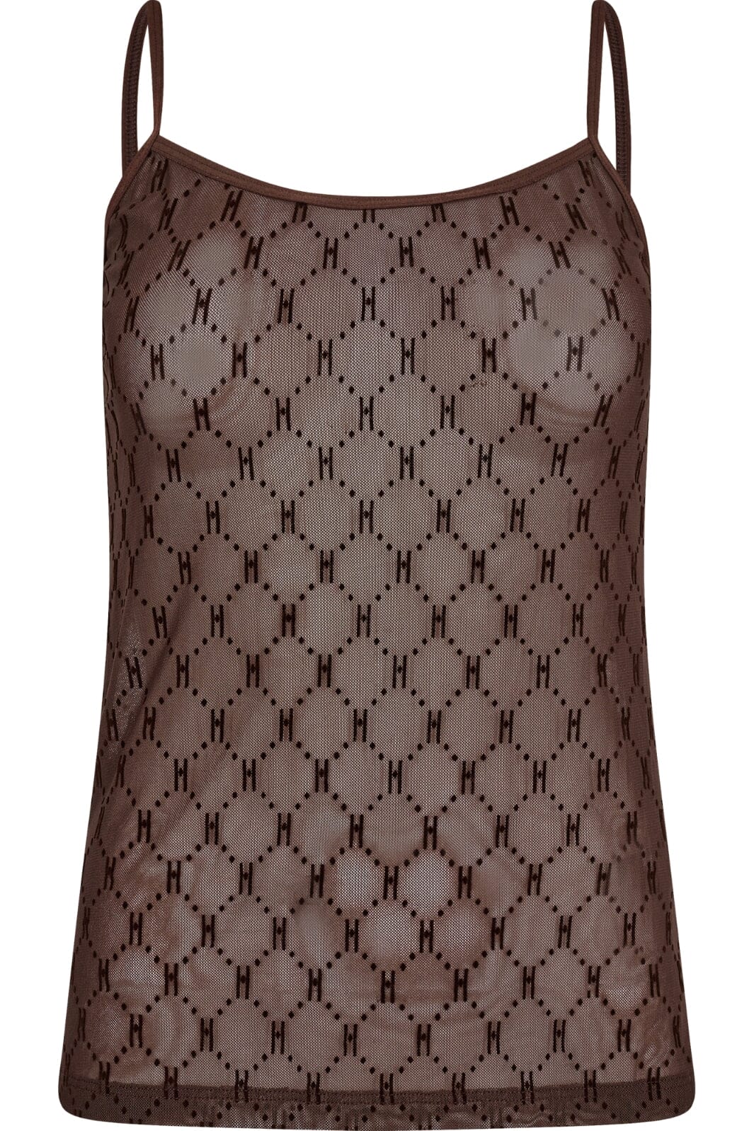 Hype The Detail Mesh Singlet brun