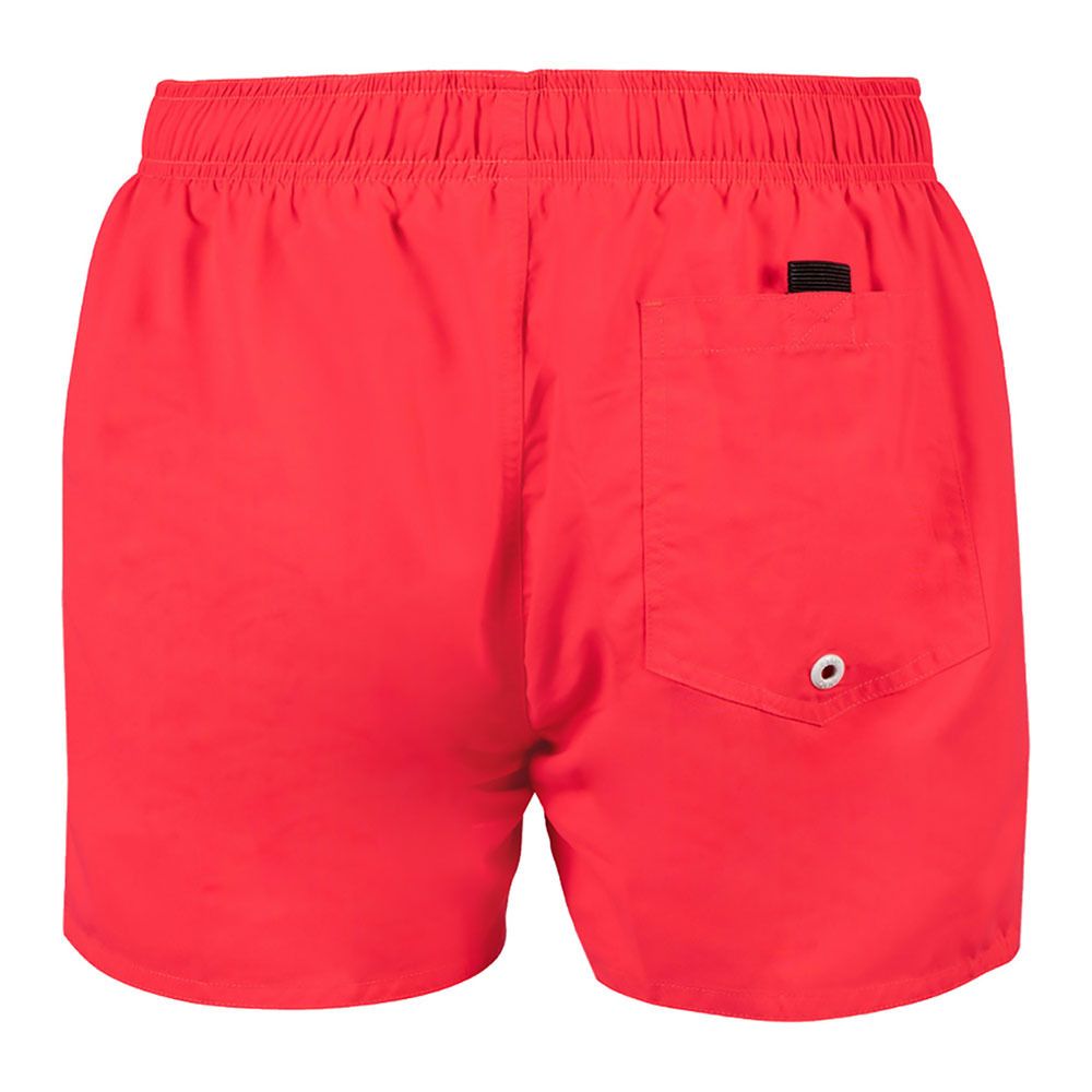 Arena FUNDAMENTALS - Short de bain Homme fluo red/dark olive