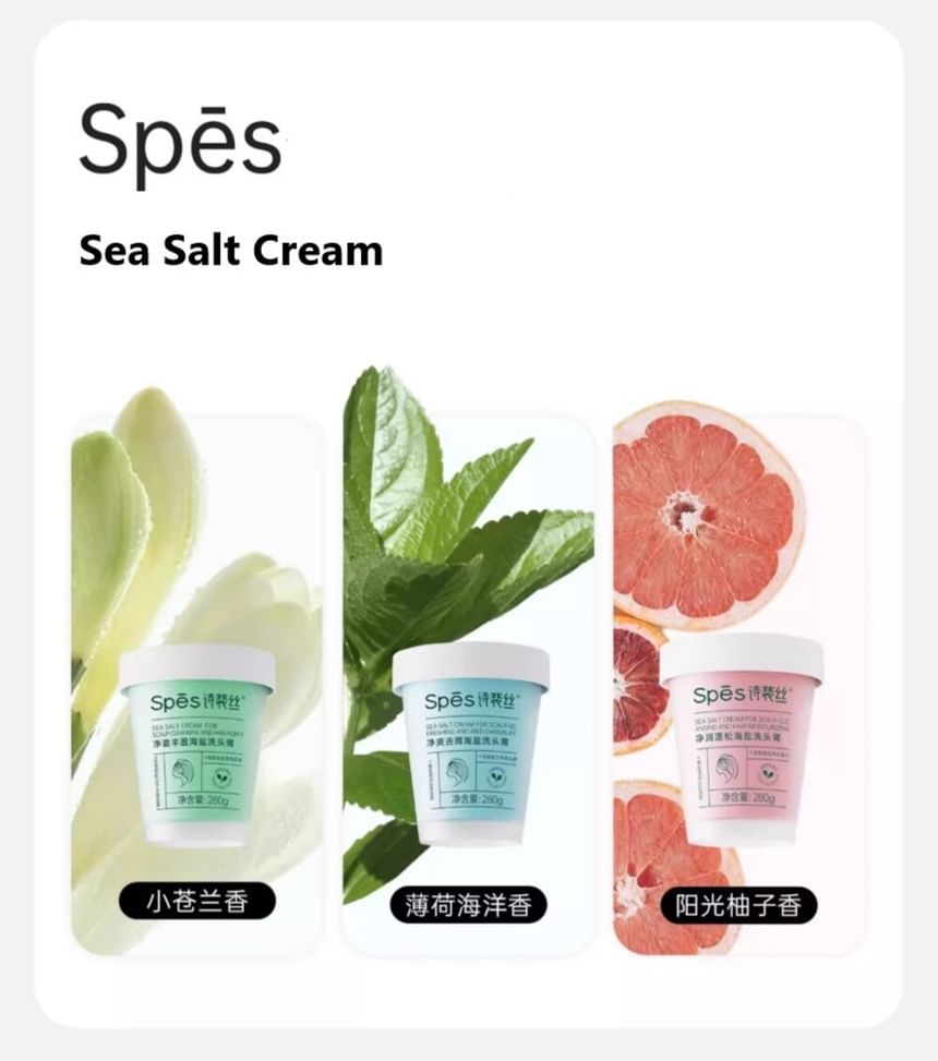 Spes - Proefpakket Fluffing Moisturizing Sea Salt Shampoo