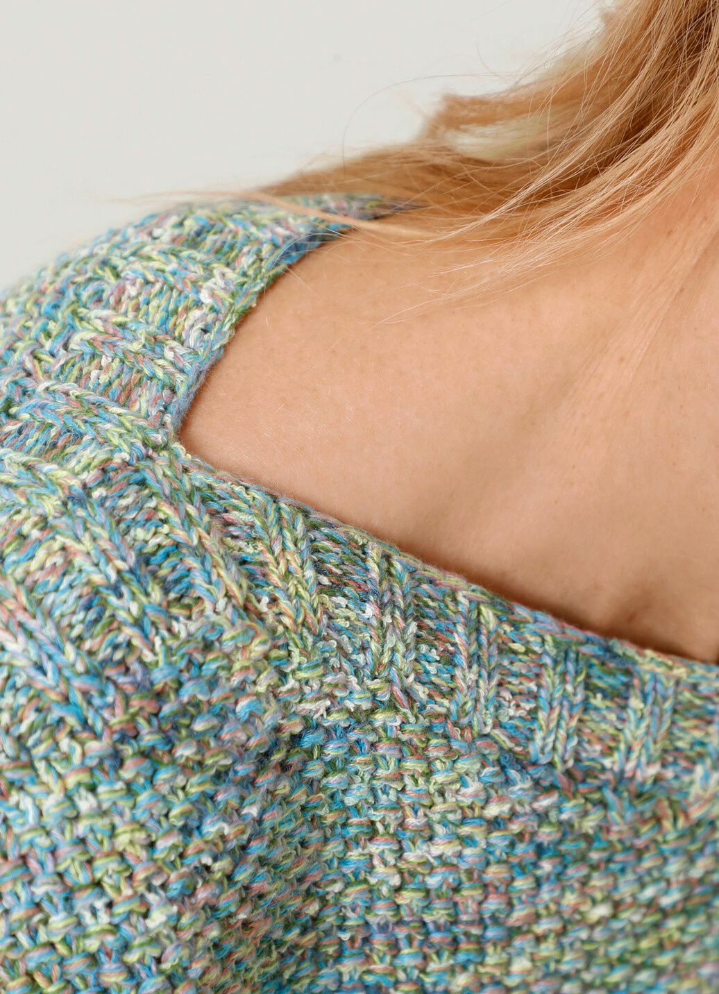 Pullover in Garnmix