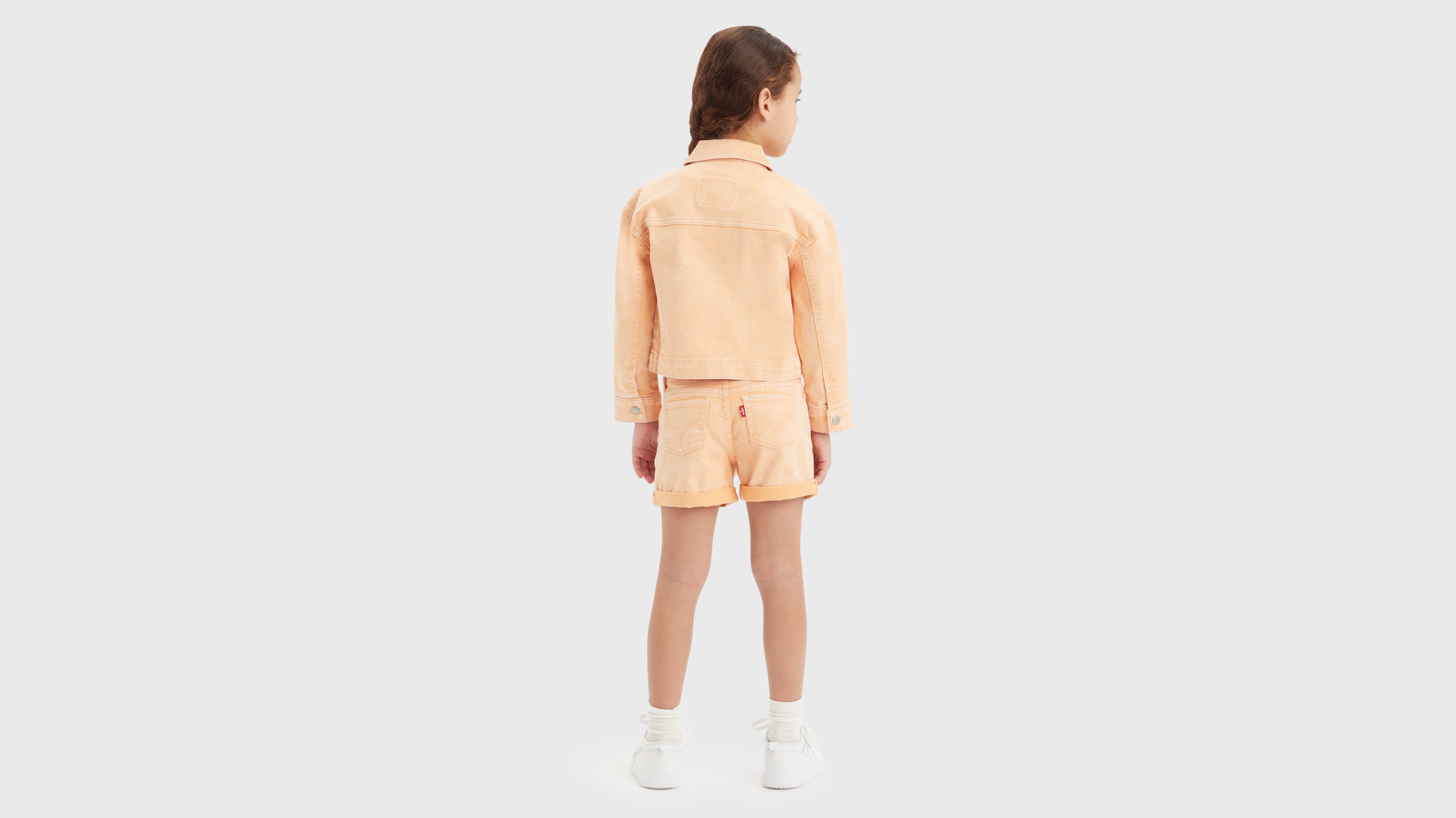 Enfant veste Trucker Baggy - Coral Sands - Orange