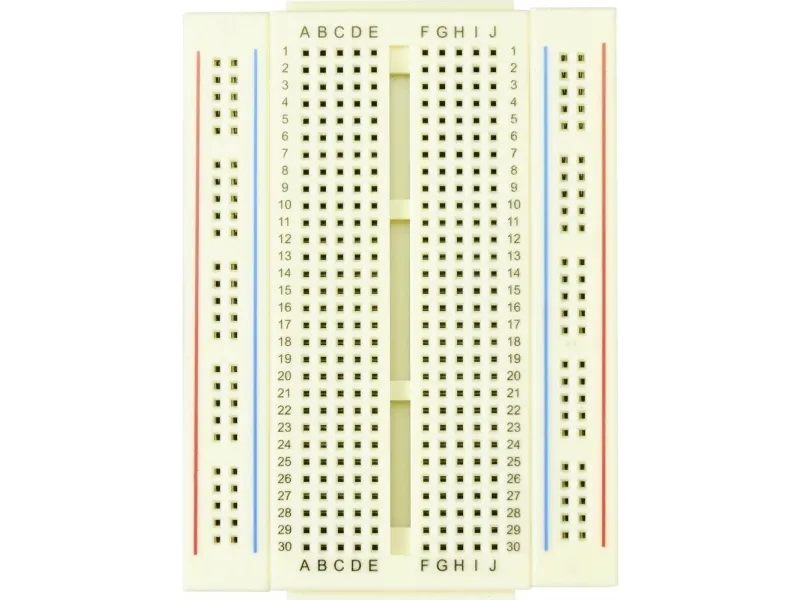 TRU COMPONENTS Breadboard kan forskydes Samlet antal poler 400 (L x B x H) 86.5 x 64.5 x 8.5 mm 1 stk