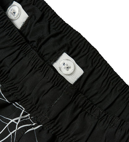 Name It Badeshorts - NmmMagen - Spider-Man - Schwarz